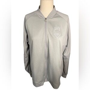 ADIDAS Seattle Sounders Zip Up Jacket size 2XL